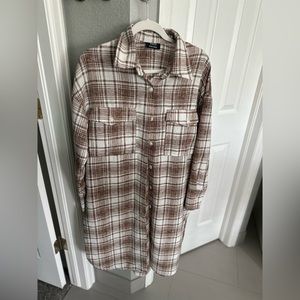 Long Flannel Shirt